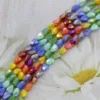 Rainbow Triangle Gemstone Beads for DIY Jewelry Making Bulk SHOW