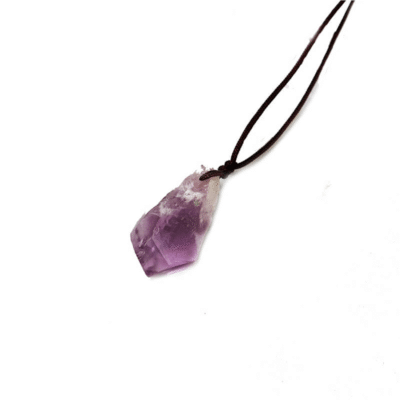 Raw Amethyst Necklace Pendant Bulk Buy