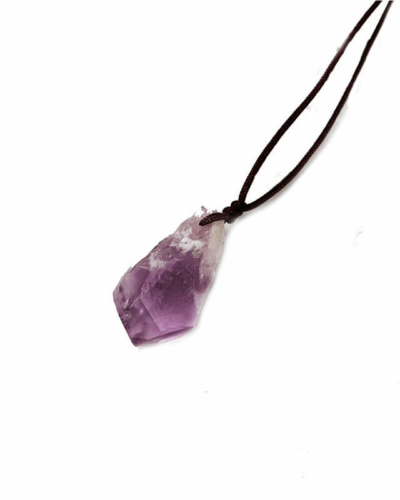 Raw Amethyst Necklace Pendant Bulk Buy