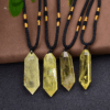 Raw Citrine Point Pendant Wholesale Unisex Necklace