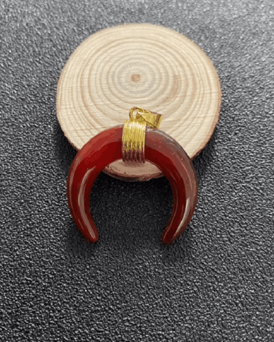 Crystal Crescent Moon Charm Pendant Bulk