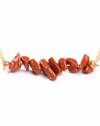 Healing Energy Irregular Chip Stone Necklace Wholesale