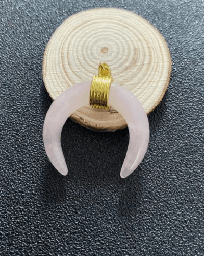 Crystal Crescent Moon Charm Pendant Bulk