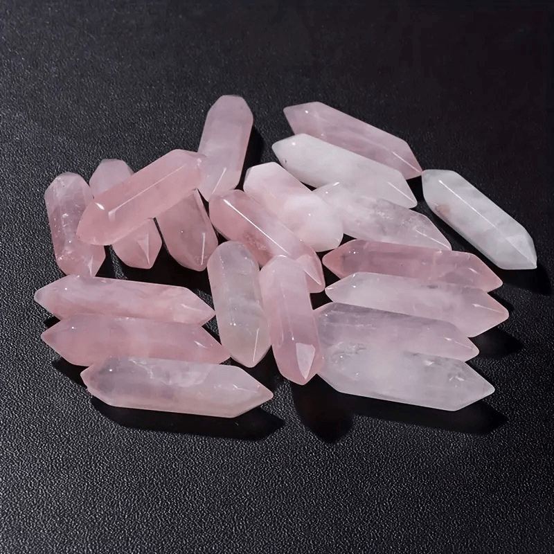 Double Pointed Natural Wholesale Crystal Towers