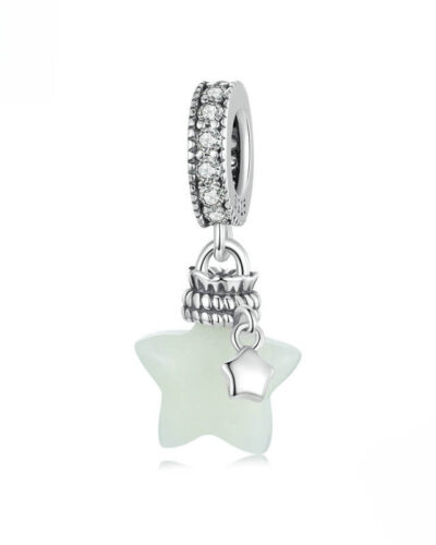 Alternatief beeld van S925 Silver Star Wish Bottle Pendant for DIY Jewelry Making