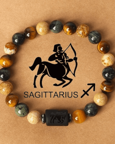 Tiger Eye Red Jasper Bracelet Constellation Bracelet