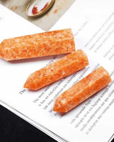 Semi-Precious Sunstone Point Crystal Tower Wholesale