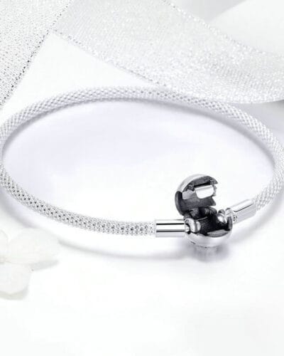 Simple S925 Silver Forever Love Bracelet 5