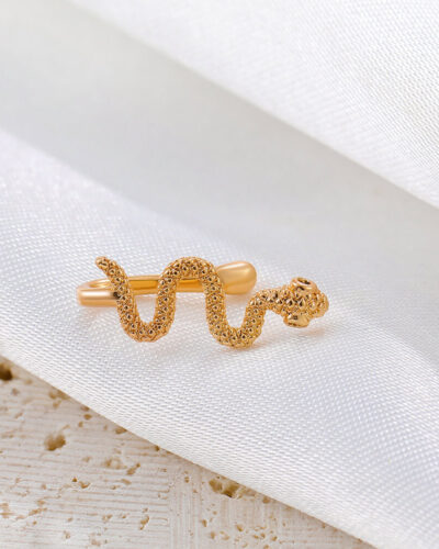 Alternativní pohled na Snake Shaped Body Piering Nose Clip for Men Women