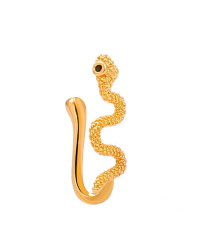 Snake Shaped Stainless Steel Nose Clip for Men Women