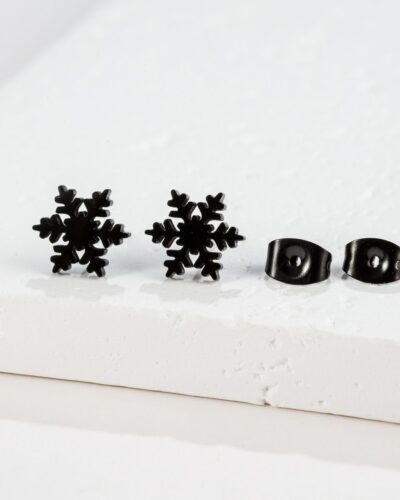 Snowflake Ladies Stainless Steel Earrings Wholesale