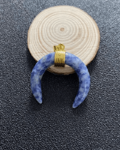 Crystal Crescent Moon Charm Pendant Bulk