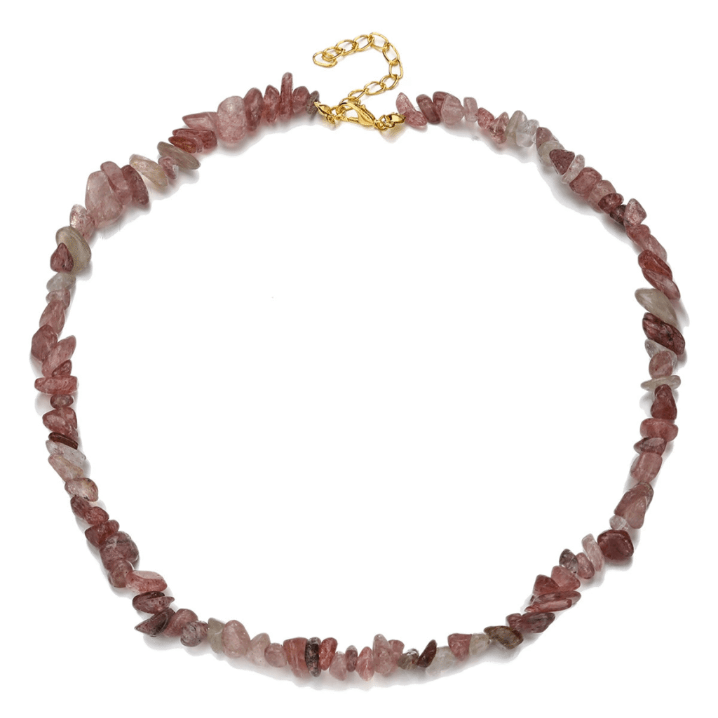 Bohemian Natural Chip Stone Crystal Necklace Wholesale