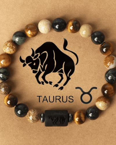 Tiger Eye Red Jasper Bracelet Constellation Bracelet