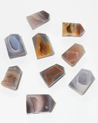 Unique Druzy Agate Tower Slice Wholesale