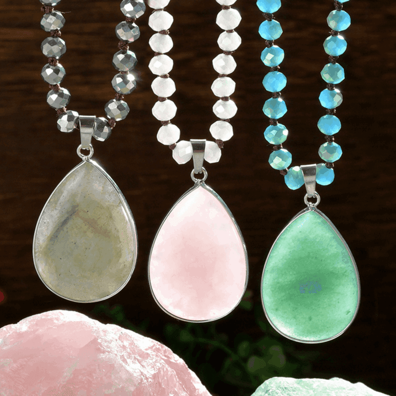 Vintage Long Teardrop Pendant Necklace Wholesale 5 1