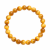 Natural Round Beads Gold Tiger Eye Gemstone Bracelet for Wealth