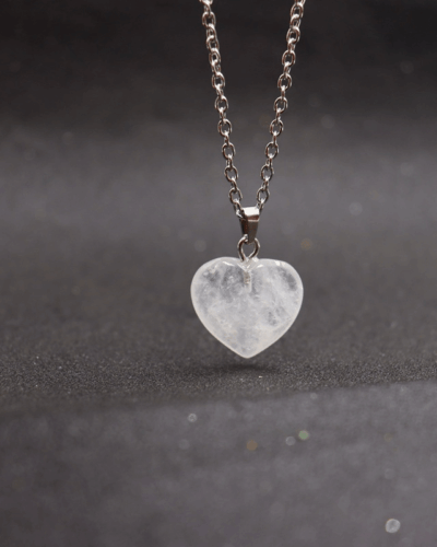 Long Chain Simple Heart Crystal Necklaces Pendants Wholesale