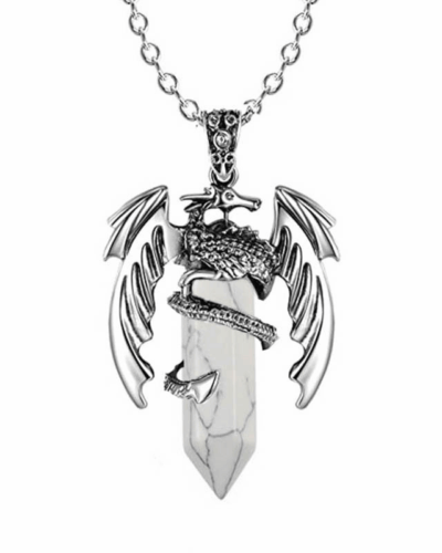 Wholesale Mini Crystal Tower Pendant Wrapped Flying Dragon