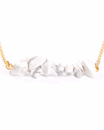 Healing Energy Irregular Chip Stone Necklace Wholesale