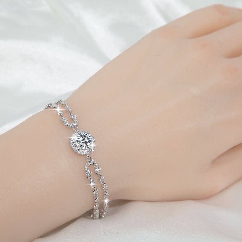 Wholesale 2ct Moissanite Bracelet with 925 Sterling Silver - Image 5