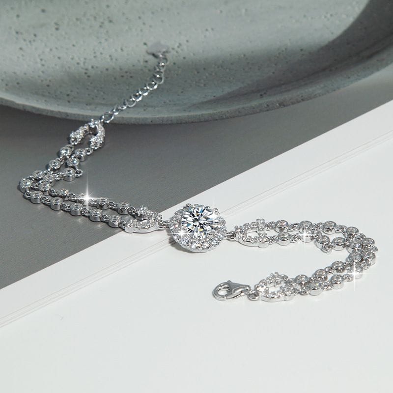 Wholesale 2ct Moissanite Bracelet with 925 Sterling Silver - Image 4