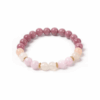 8MM Healing Yoga Pink Crystal Bracelet