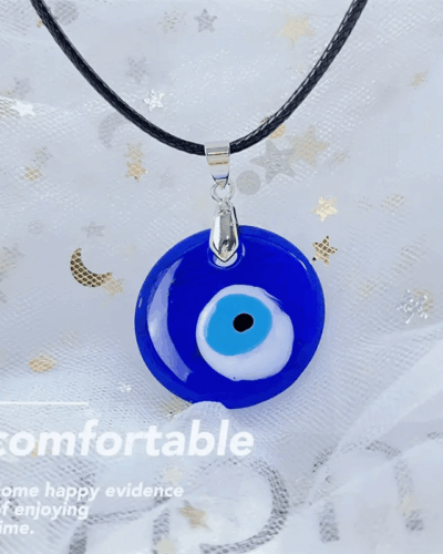 Wholesale Blue Glass Pendant Evil Eye Crystal Necklaces