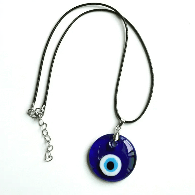 Cute Blue Glass Pendant Evil Eye Crystal Necklaces - Image 5