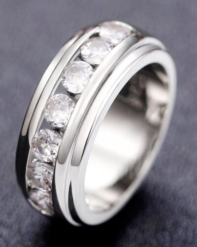 Wholesale Copper Ring for Men with Zircon