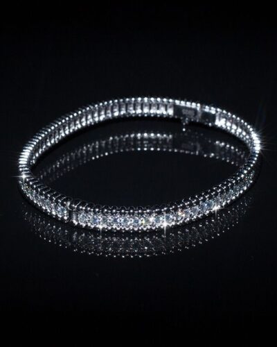 Wholesale Moissanite Eternity Bracelet with 925 Sterling Silver