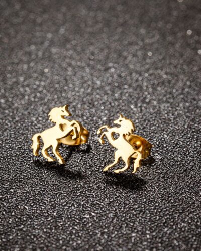 Vaihtoehtoinen näkymä Unicorn Stainless Steel Earrings for Women:stä