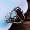 Wholesale Vampire Skull Mens Copper Ring