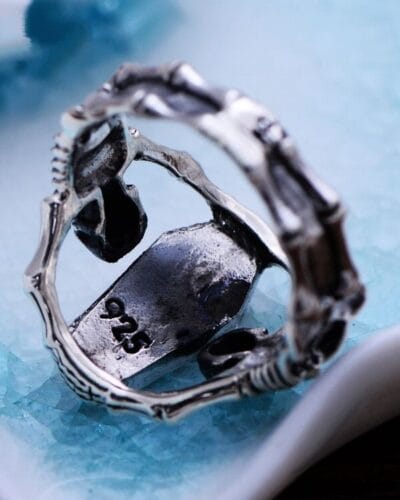 Wholesale Vampire Skull Mens Copper Ring 6