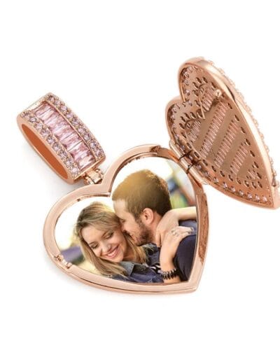 Zircon Pendant Necklace with Stainless Steel Rope Chain 10