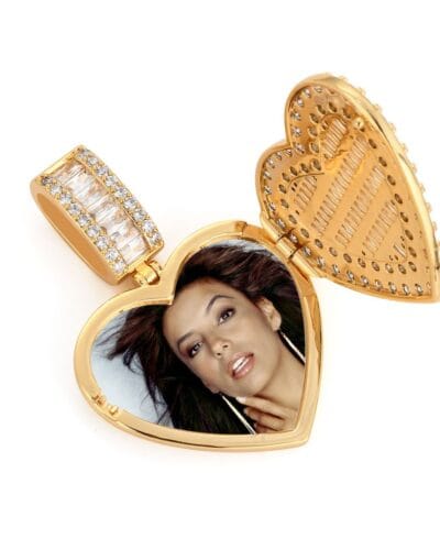 Zircon Pendant Necklace with Stainless Steel Rope Chain 11