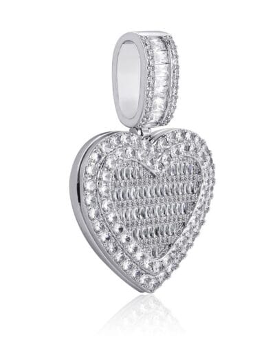 Zircon Pendant Necklace with Stainless Steel Rope Chain 5