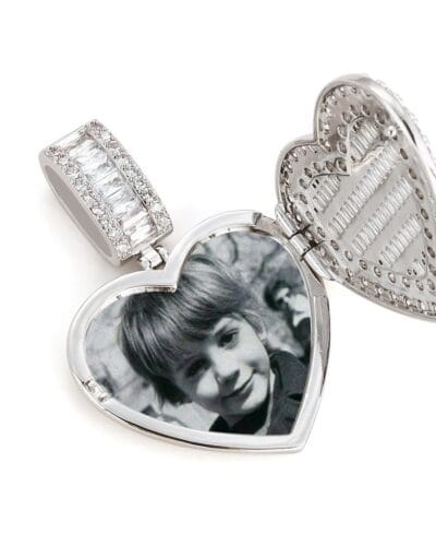 Zircon Pendant Necklace with Stainless Steel Rope Chain 9