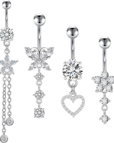 Zircon Stainless Steel Belly Chain Piercing Wholesale (1)