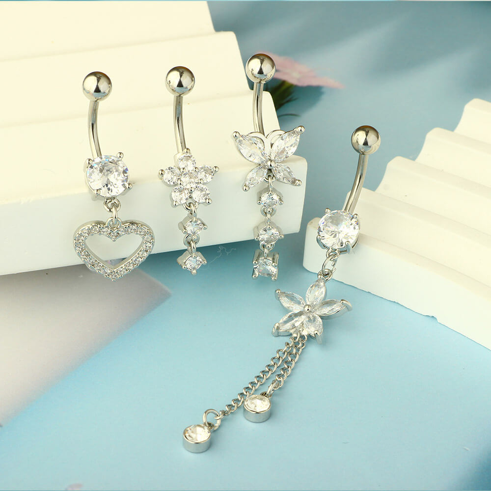 Zircon Stainless Steel Belly Chain Piercing Wholesale - 画像5