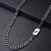 Zodiac Sign 925 Sterling Silver Cuban Link Chain for Men show