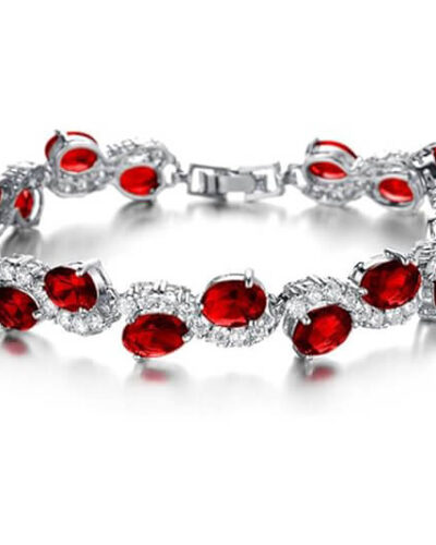 Alternative view of Purple 3A+Zircon Bangle Bracelets Women Wholesale