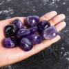 7 Chakra Polished Amethyst Tumbled Gemstones Bulk