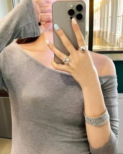 Adjustable Stainless Steel Cuff Bracelets for Men 12