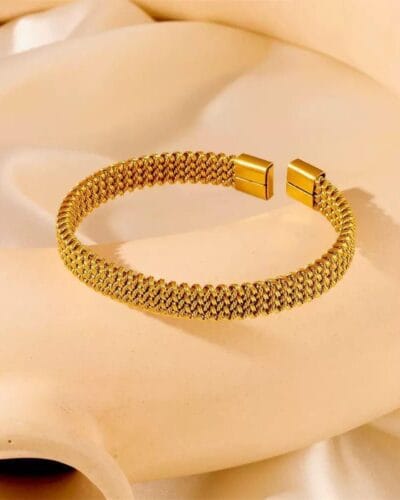 Adjustable Stainless Steel Cuff Bracelets for Men 4