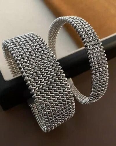 Adjustable Stainless Steel Cuff Bracelets for Men 8