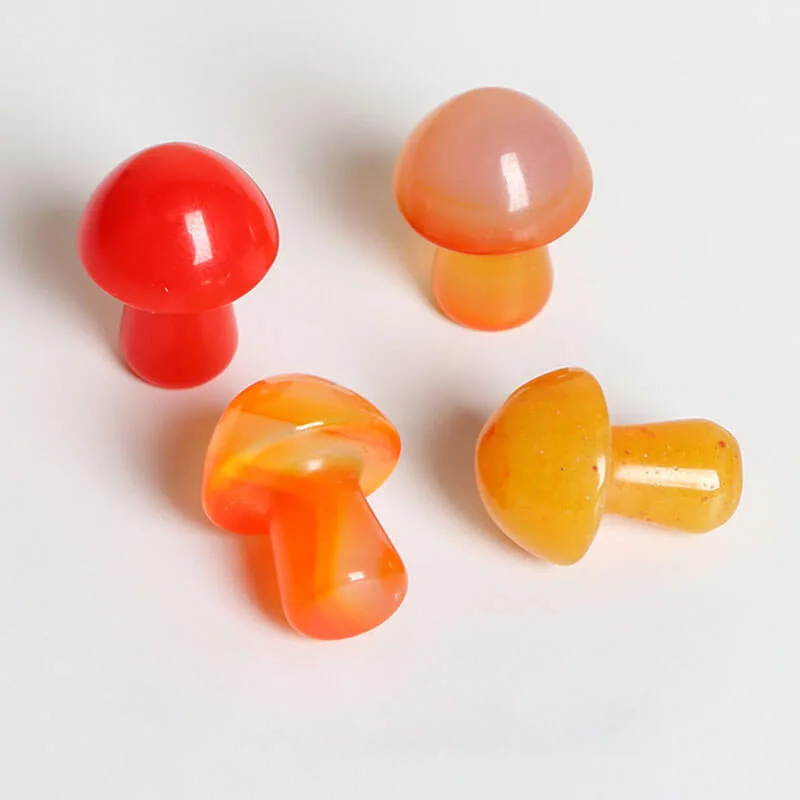 Amethyst Mushroom Crystal Pendant Home Decor