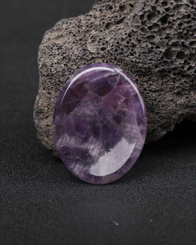Amethyst Thumb Stone for Rubbing Wholesale