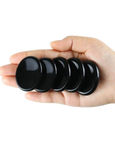 Black Obsidian Thumb Stone for Anxiety Wholesale