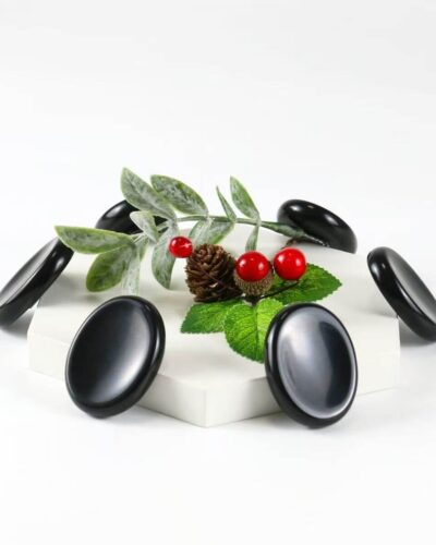 Black Obsidian Thumb Stone for Anxiety Wholesale